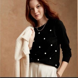 Banana republic polka dot sweater
